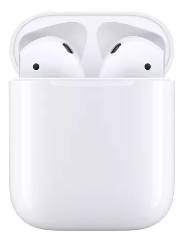 caixa de carregamento sem fio do fone bluetooth apple airpods 2 branco