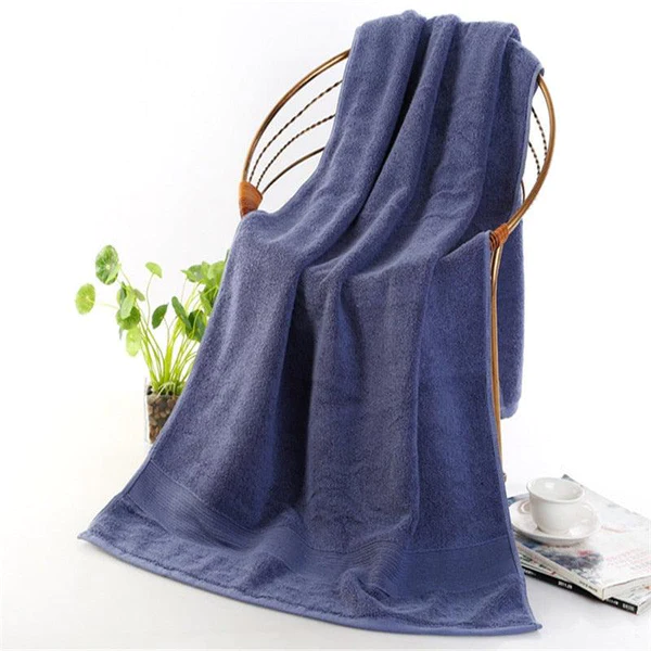  toalha em algodao egipcio real luxury azul