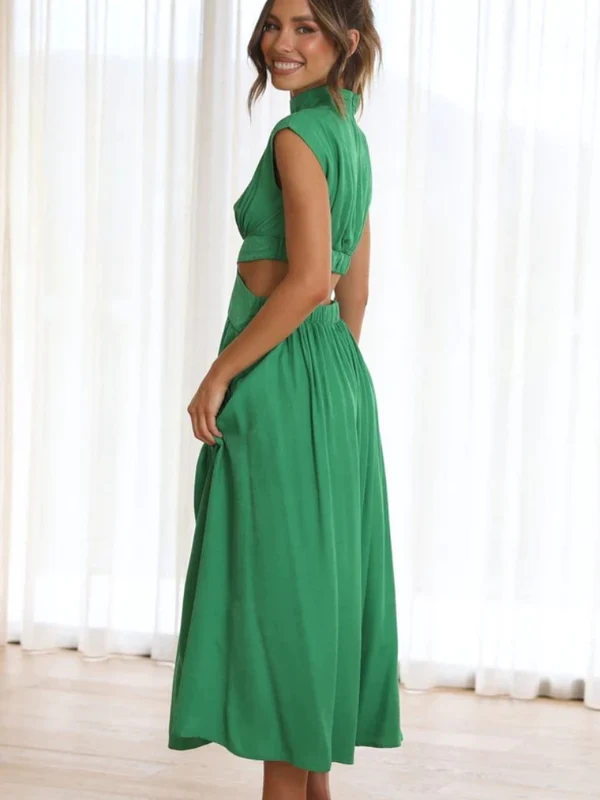 Vestido Longo Dominique estilo 2 em 1 verde